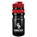 20 Oz. Sportster Bottle w/Silicone Gripper Band (Flip Top Lid)